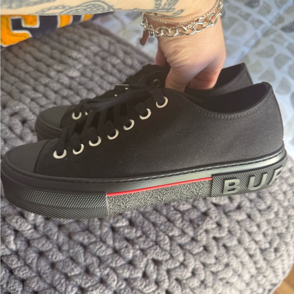 Burberry Black Low Top Sneakers -Size 42